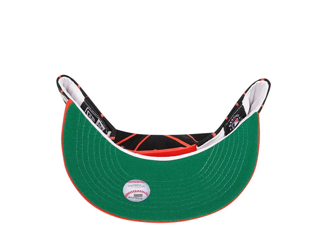 San Francisco Giants Black Orange City Arch New Era 9FIFTY Snapback Hat Official Team Hat Sports Fan Cap Official MLB Team Hat Baseball Fan Cap
