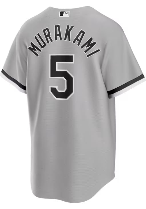 Men s Chicago White Sox Munetaka Murakami Nike Road Gray Replica Jersey Official Team Jersey Sports Fan Apparel Official MLB Team Apparel Baseball Fan