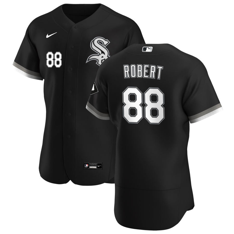 Men s Chicago White Sox Luis Robert Nike Black Alternate Authentic Player Jersey Official Team Jersey Sports Fan Apparel Official MLB Team Apparel Bas