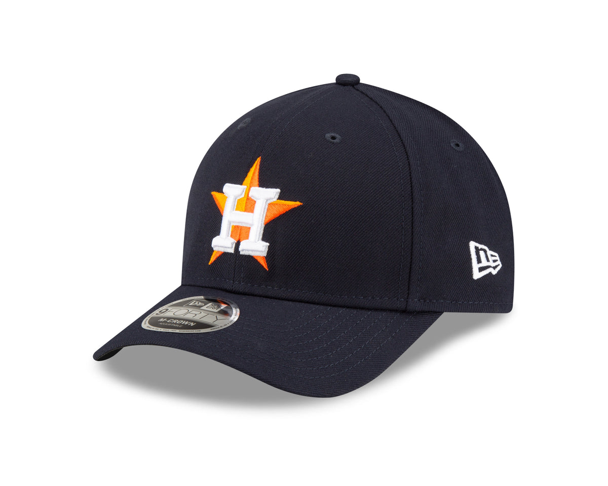 Houston Astros Navy Home New Era Player Replica M-Crown 9FORTY Adjustable Hat Official Team Hat Sports Fan Cap Official MLB Team Hat Baseball Fan Cap