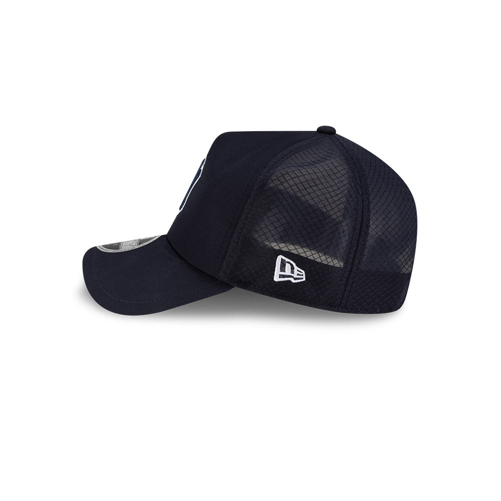 New York Yankees New Era Batting Practice 2026 9Forty APEX Snap Adjustable Hat-Navy Official Team Hat Sports Fan Cap Official MLB Team Hat Baseball Fa