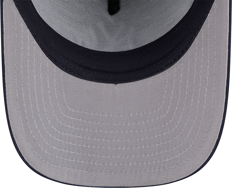 New York Yankees New Era Navy Worn A-Frame 9FIFTY Trucker Snapback Hat Official Team Hat Sports Fan Cap Official MLB Team Hat Baseball Fan Cap