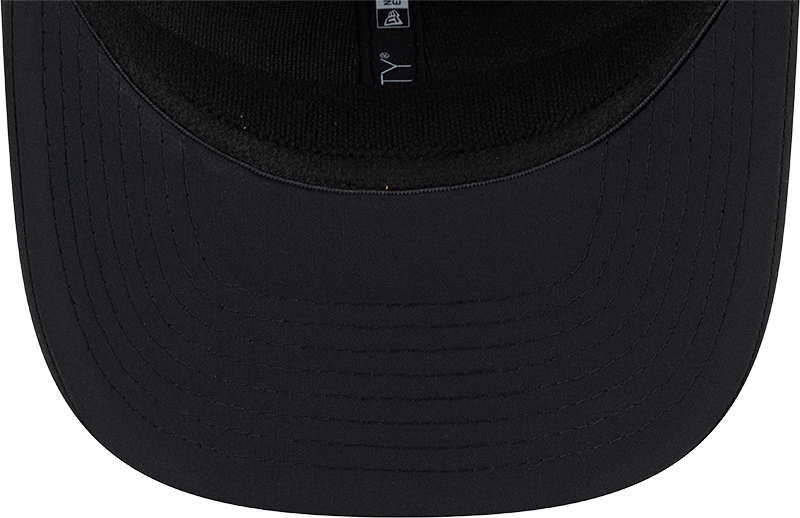 Chicago Cubs New Era Black Bullseye Sport Rope 9SEVENTY Stretch Snap Adjustable Hat Official Team Hat Sports Fan Cap Official MLB Team Hat Baseball Fa