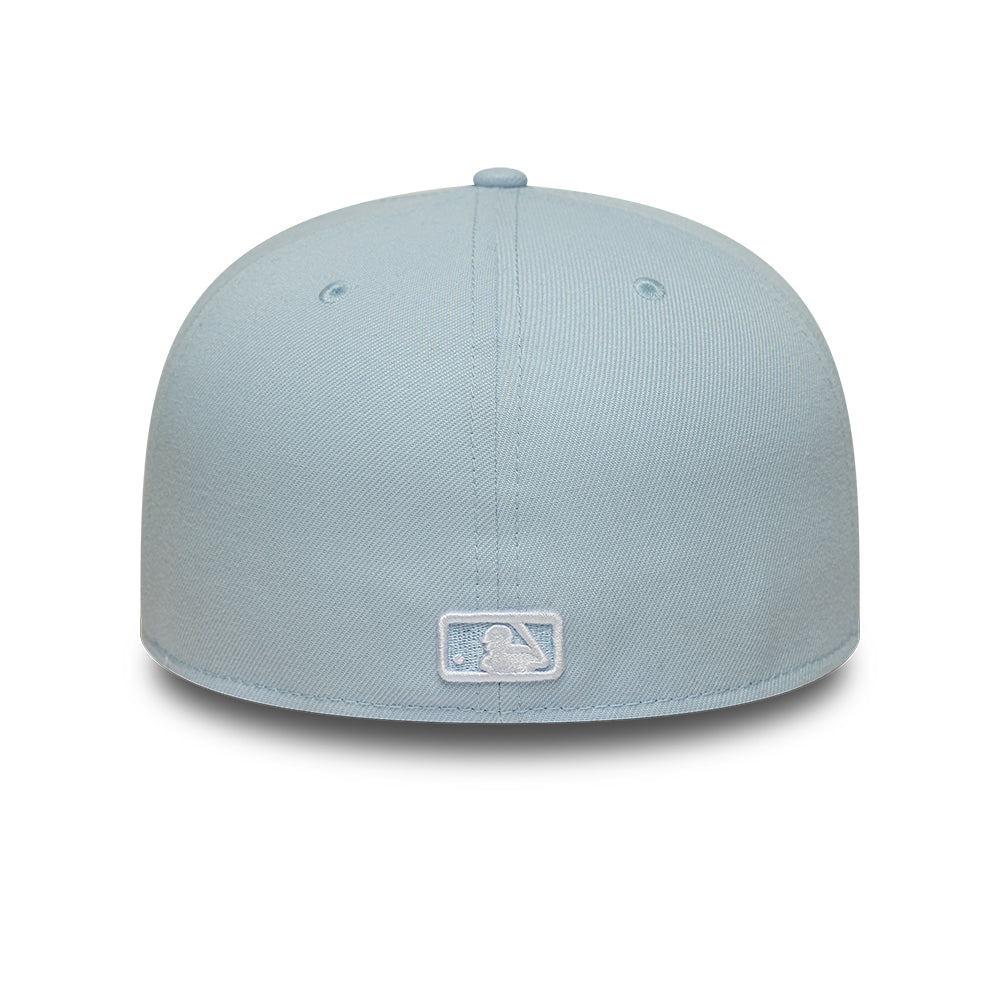 Los Angeles Dodgers MLB City Icon 59FIFTY Fitted New Era Sky Blue Official Team Hat Sports Fan Cap Official MLB Team Hat Baseball Fan Cap