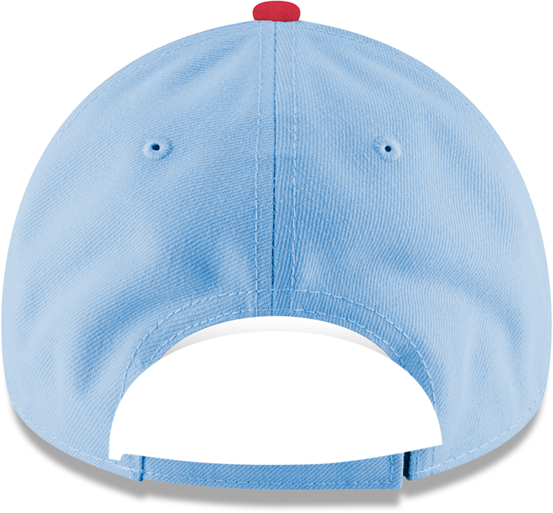 Youth Chicago Cubs Alternate 2 9FORTY Adjustable Chrome Sky Blue Cap By New Era Official Team Hat Sports Fan Cap Official MLB Team Hat Baseball Fan Ca