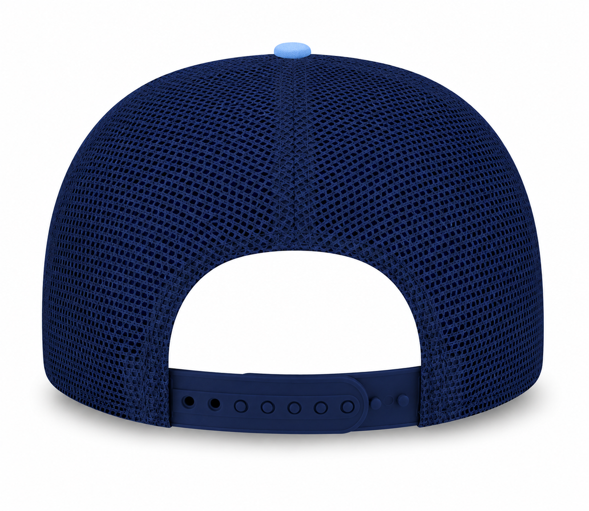 Chicago Cubs New Era Sky Guitar Bear Navy Alternate 2 9SEVENTY Trucker Hat Official Team Hat Sports Fan Cap Official MLB Team Hat Baseball Fan Cap