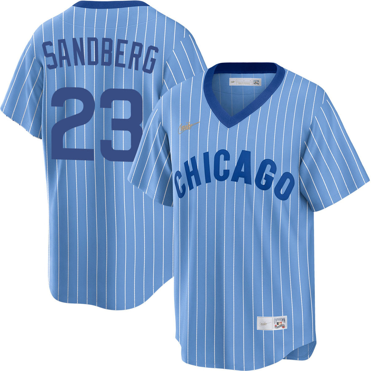 Men s Ryne Sandberg Chicago Cubs Cooperstown Powder Blue 1982 NIKE Replica Jersey Official Team Jersey Sports Fan Apparel Official MLB Team Apparel Ba