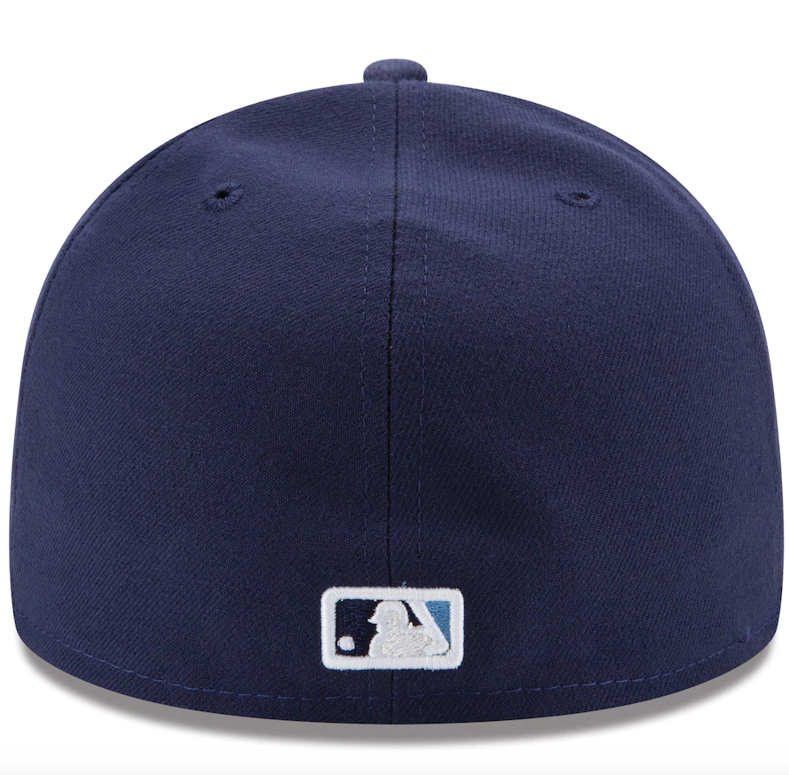 Men s Tampa Bay Rays New Era Navy Game Authentic Collection On-Field 59FIFTY Fitted Hat Official Team Hat Sports Fan Cap Official MLB Team Hat Basebal