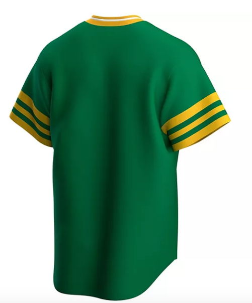 Men s Oakland Athletics Nike Kelly Green Road Cooperstown Collection Team Jersey Official Team Jersey Sports Fan Apparel Official MLB Team Apparel Bas