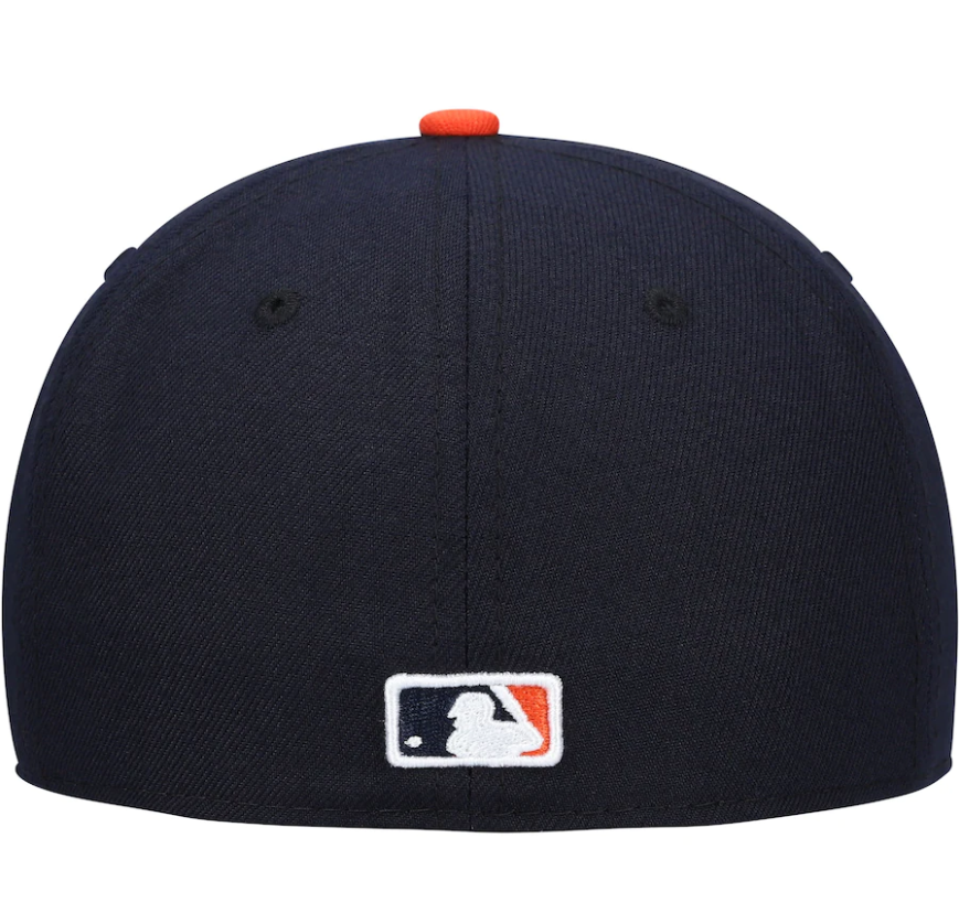 Men s Detroit Tigers New Era Navy Road Authentic Collection On-Field Logo 59FIFTY Fitted Hat Official Team Hat Sports Fan Cap Official MLB Team Hat Ba