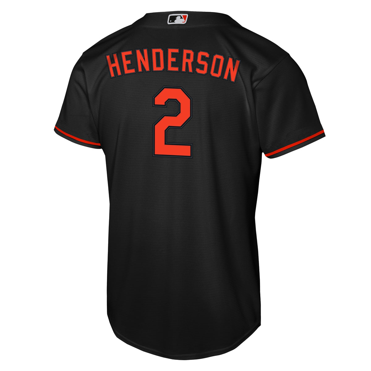 NIKE Youth Baltimore Orioles Gunnar Henderson Black Alternate Replica Jersey Official Team Jersey Sports Fan Apparel Official MLB Team Apparel Basebal