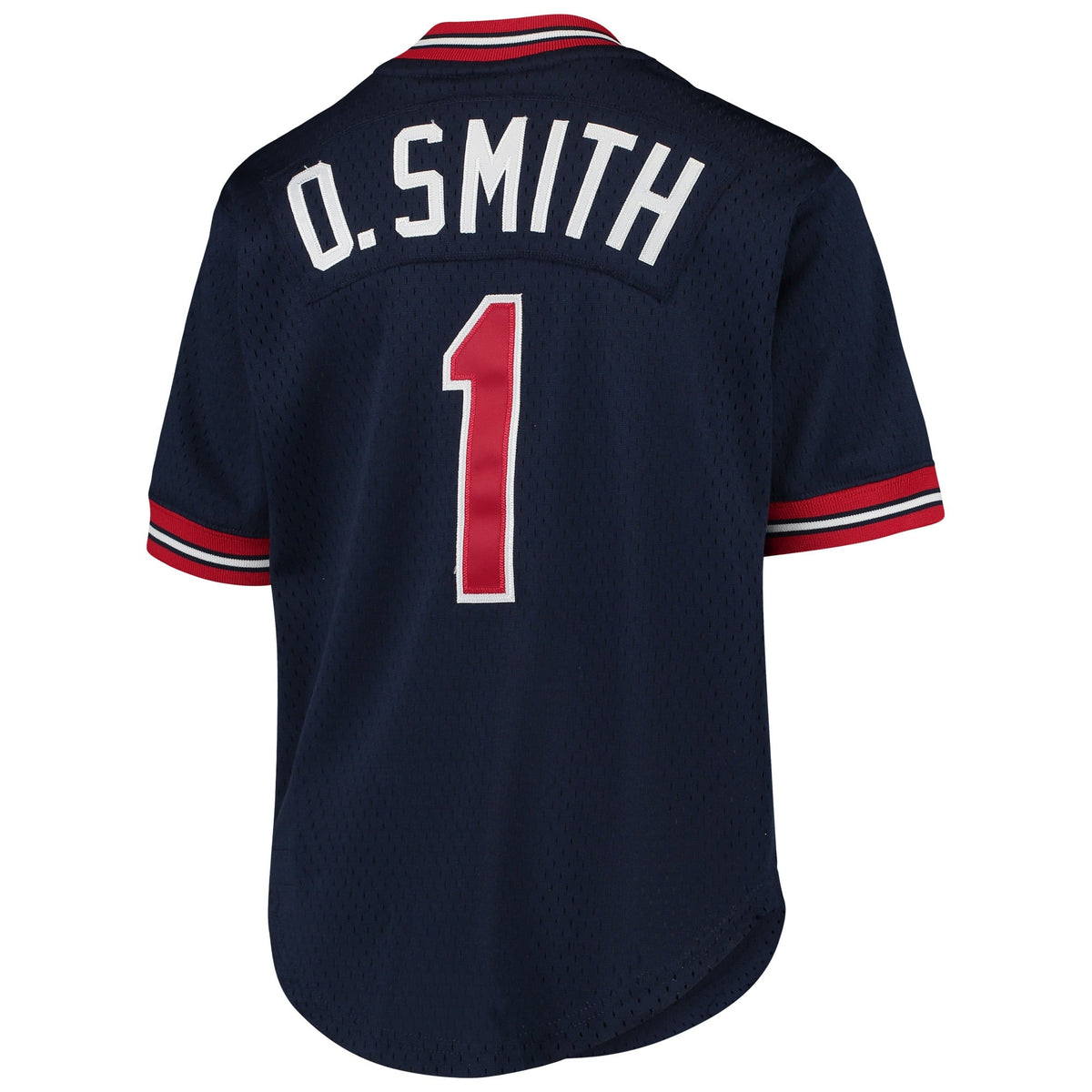 Men s Mitchell And Ness Ozzie Smith St Louis Cardinals 1994 Navy Batting Practice Cooperstown Jersey Official Team Jersey Sports Fan Apparel Official