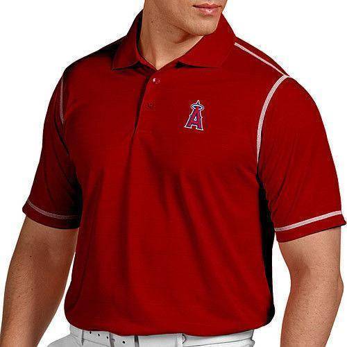 Antigua Men s Los Angeles Angels of Anaheim Icon Performance Polo Official Sports Fan Gear Popular MLB Style Fan Collection