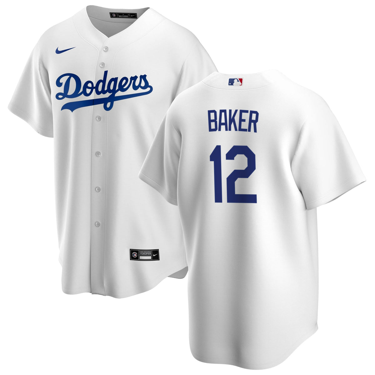 Men s Dusty Baker Los Angeles Dodgers Nike White Home Replica Team Jersey Official Team Jersey Sports Fan Apparel Official MLB Team Apparel Baseball F