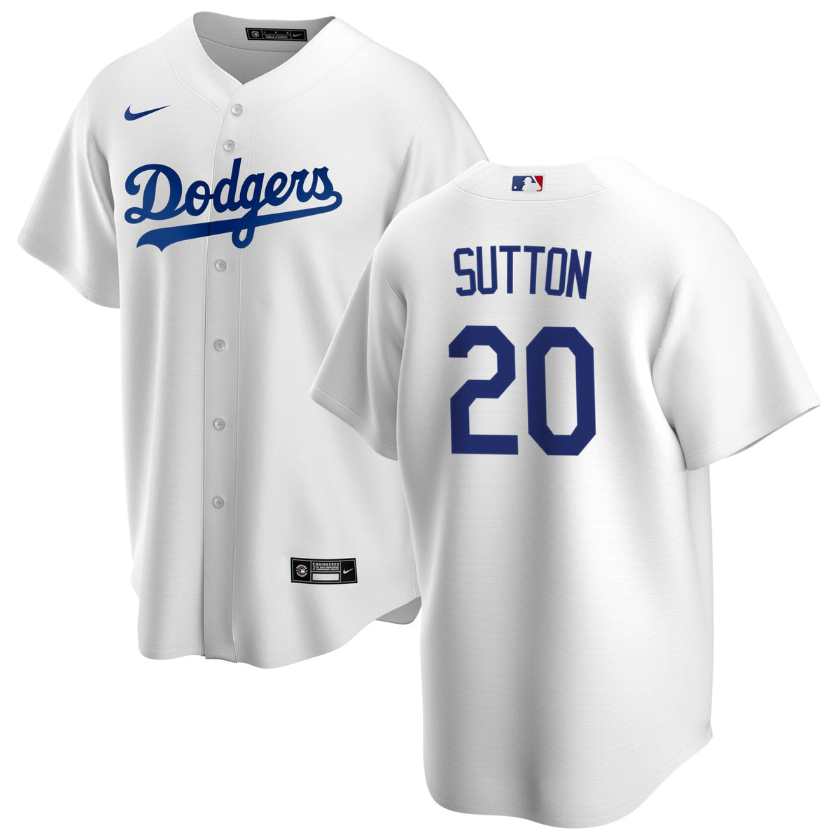 Men s Don Sutton Los Angeles Dodgers Nike White Home Replica Team Jersey Official Team Jersey Sports Fan Apparel Official MLB Team Apparel Baseball Fa