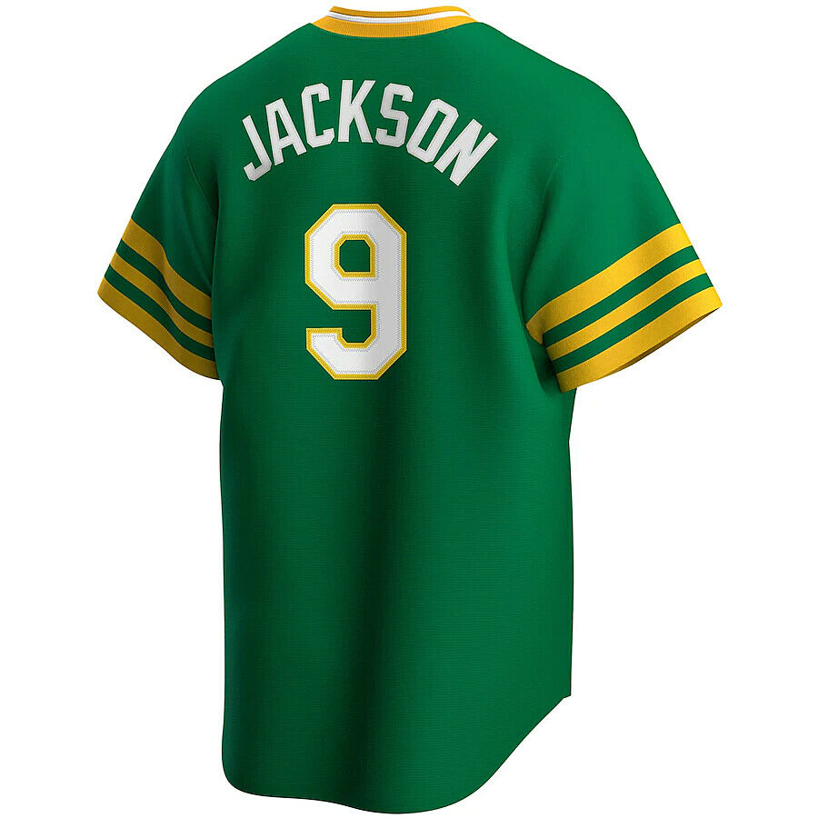 Reggie Jackson Oakland Athletics Nike Cooperstown Collection Player Jersey - Green Official Team Jersey Sports Fan Apparel Official MLB Team Apparel B