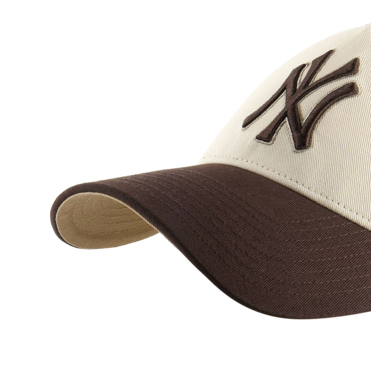 New York Yankees MLB Ballpark Mesh TT 47 Offside DT Beige Brown Official Sports Fan Gear Popular MLB Style Fan Collection
