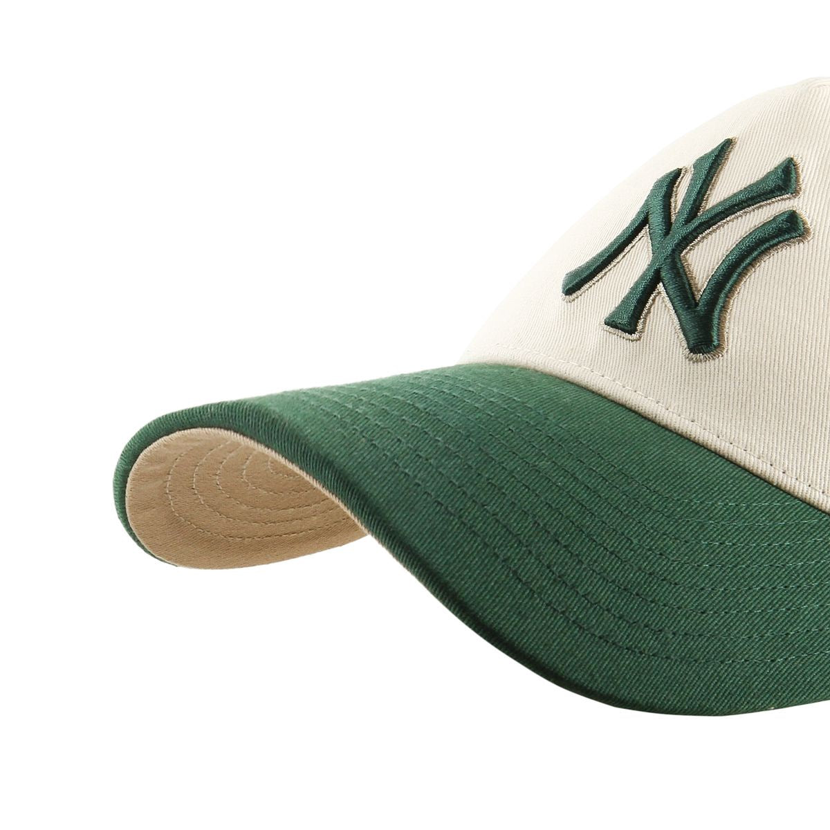 New York Yankees MLB Ballpark Mesh TT 47 Offside DT Beige Green Official Sports Fan Gear Popular MLB Style Fan Collection