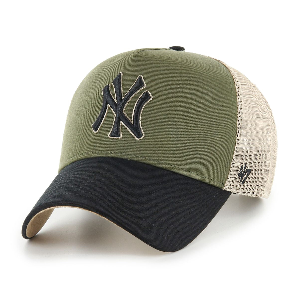 New York Yankees MLB Ballpark Mesh TT 47 Offside DT Green Navy Official Sports Fan Gear Popular MLB Style Fan Collection