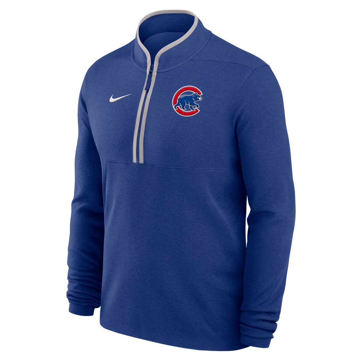 Mens Chicago Cubs Nike Royal Victory Half Zip Pullover Popular MLB Style Fan Collection