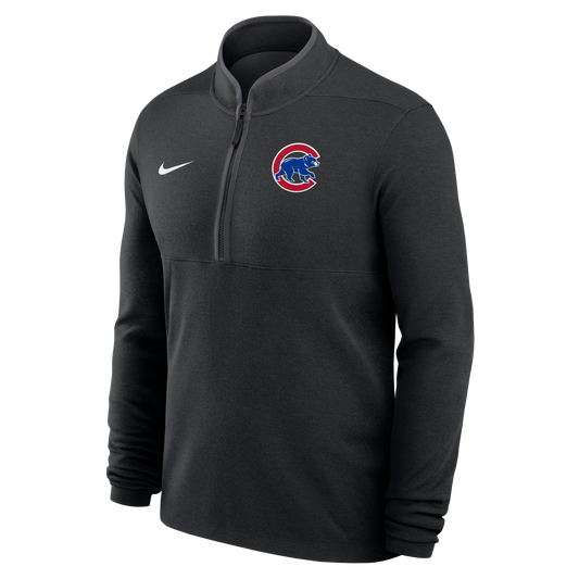 Mens Chicago Cubs Nike Victory Black Half Zip Pullover Popular MLB Style Fan Collection