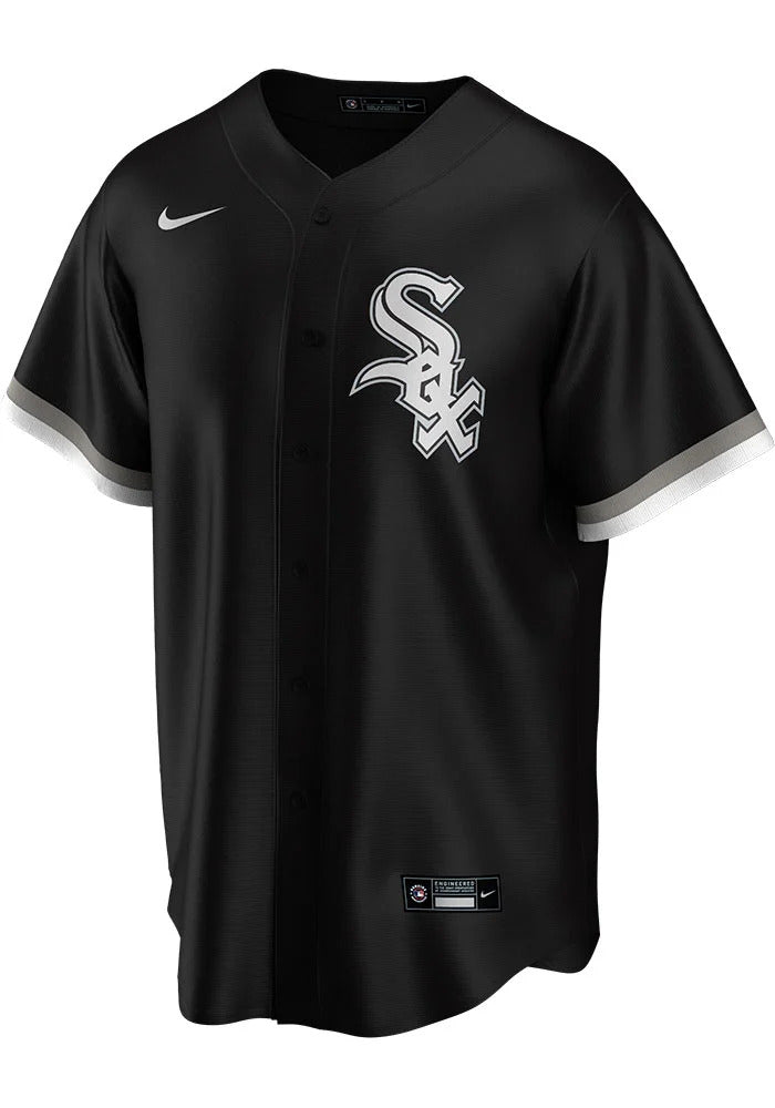 Men s Chicago White Sox Jose Abreu Nike Black Alternate Replica Player Name Jersey Official Team Jersey Sports Fan Apparel Official MLB Team Apparel B