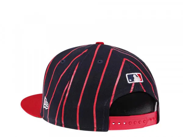 Boston Red Sox Navy Red City Arch New Era 9FIFTY Snapback Hat Official Team Hat Sports Fan Cap Official MLB Team Hat Baseball Fan Cap