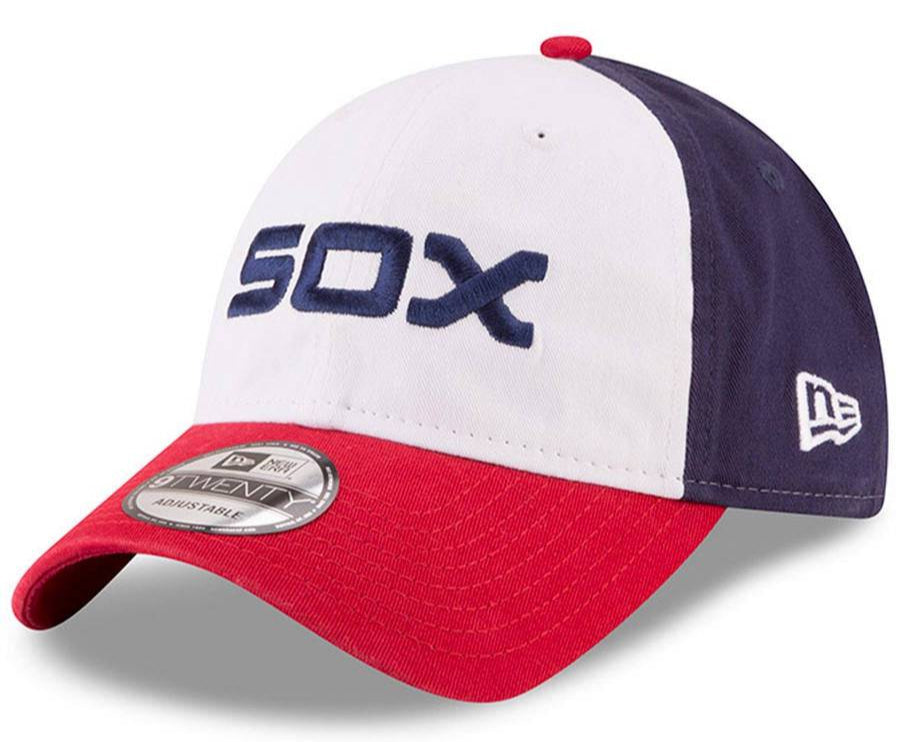 Men s Chicago White Sox New Era Cooperstown Collection Core Classic 9TWENTY Adjustable Hat Official Team Hat Sports Fan Cap Official MLB Team Hat Base
