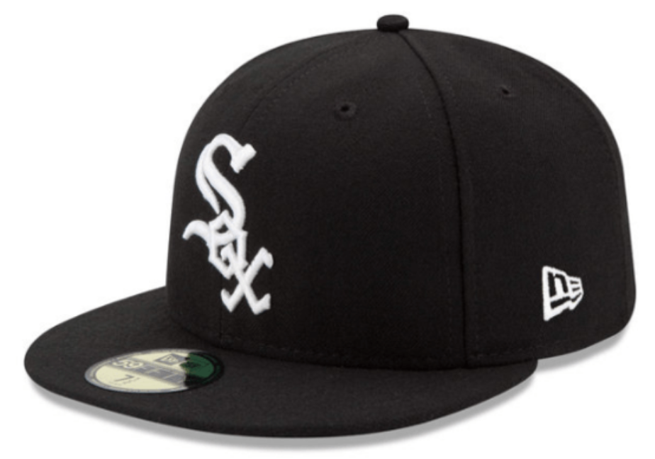 Men s Chicago White Sox New Era Black Game Authentic Collection On-Field 59FIFTY Fitted Hat Official Team Hat Sports Fan Cap Official MLB Team Hat Bas
