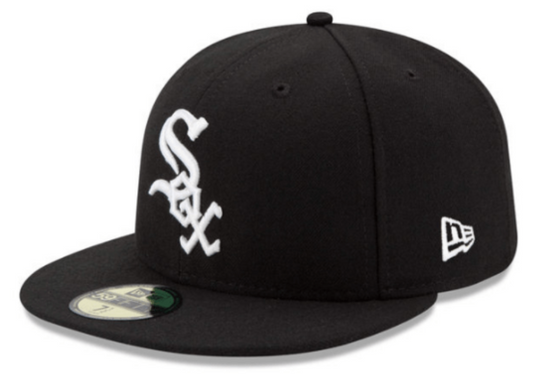 Men s Chicago White Sox New Era Black Game Authentic Collection On-Field 59FIFTY Fitted Hat Official Team Hat Sports Fan Cap Official MLB Team Hat Bas