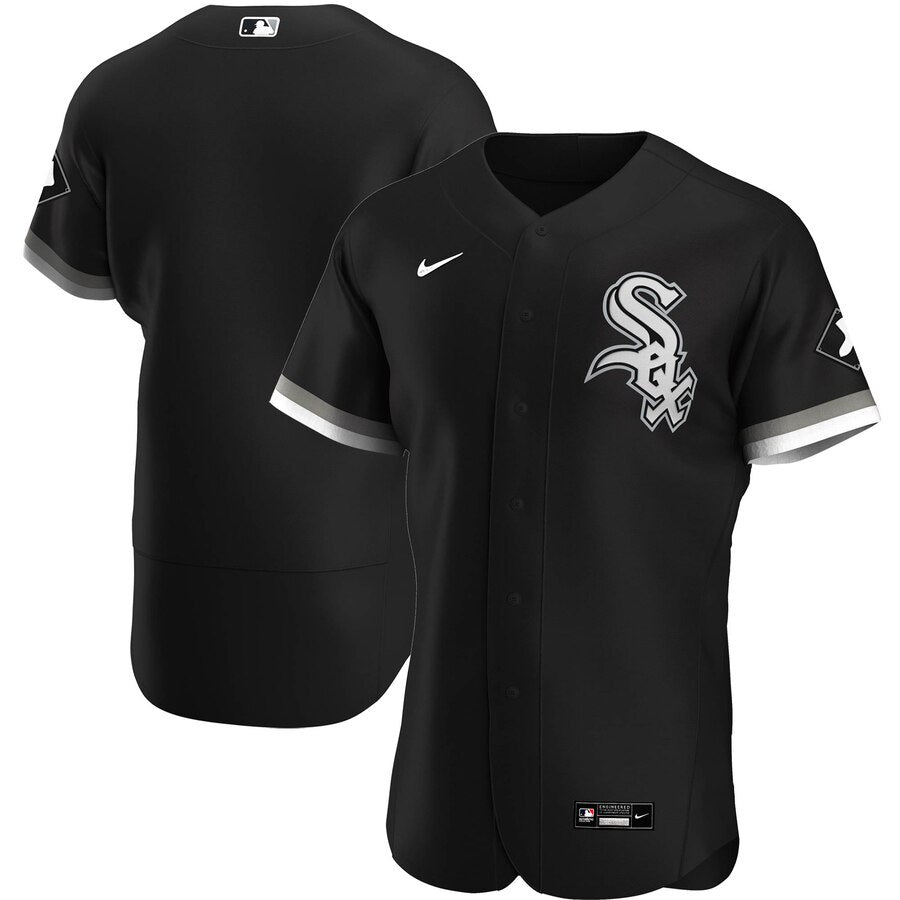 Men s Chicago White Sox Nike Black Alternate Authentic Official Team Jersey Sports Fan Apparel Official MLB Team Apparel Baseball Fan Gear