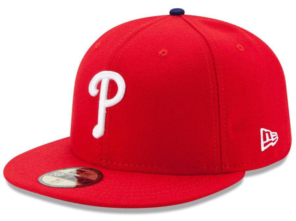 Men s Philadelphia Phillies Authentic Collection On-Field 59FIFTY Fitted Hat Official Team Hat Sports Fan Cap Official MLB Team Hat Baseball Fan Cap
