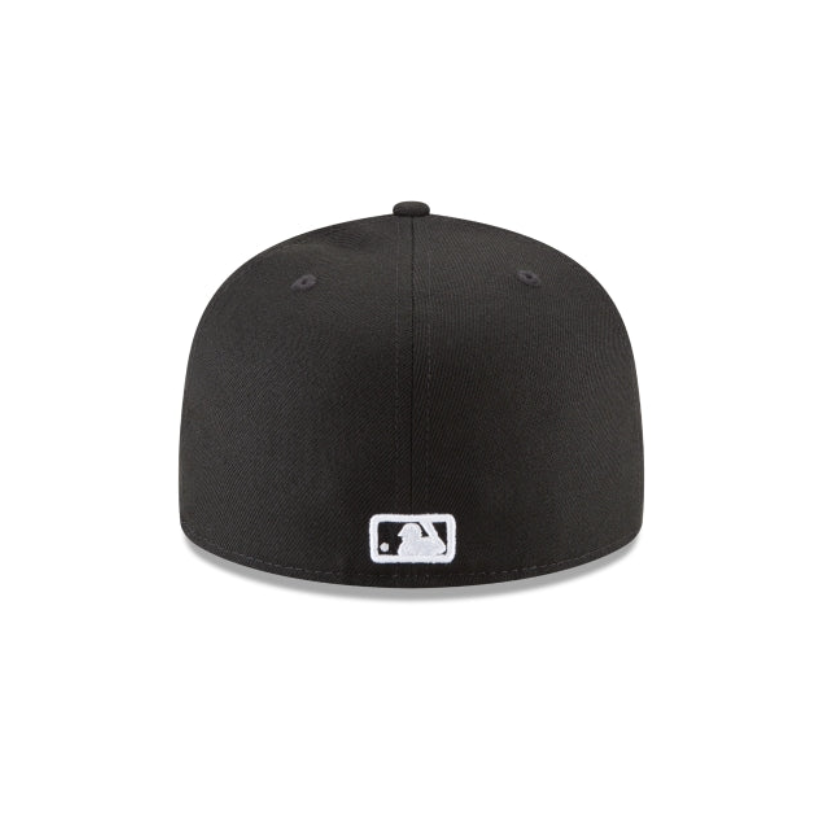 Los Angeles Dodgers MLB Basic 59FIFTY Fitted New Era Black White Official Team Hat Sports Fan Cap Official MLB Team Hat Baseball Fan Cap