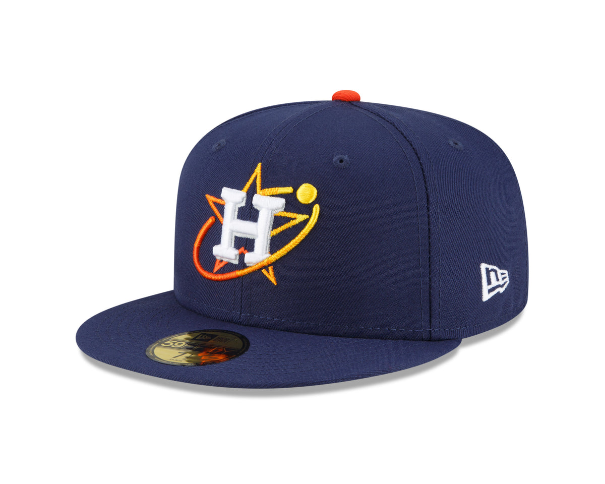 Men s Houston Astros New Era Navy City Connect 59FIFTY Fitted Hat Official Team Hat Sports Fan Cap Official MLB Team Hat Baseball Fan Cap