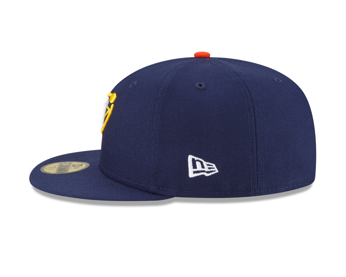 Men s Houston Astros New Era Navy City Connect 59FIFTY Fitted Hat Official Team Hat Sports Fan Cap Official MLB Team Hat Baseball Fan Cap