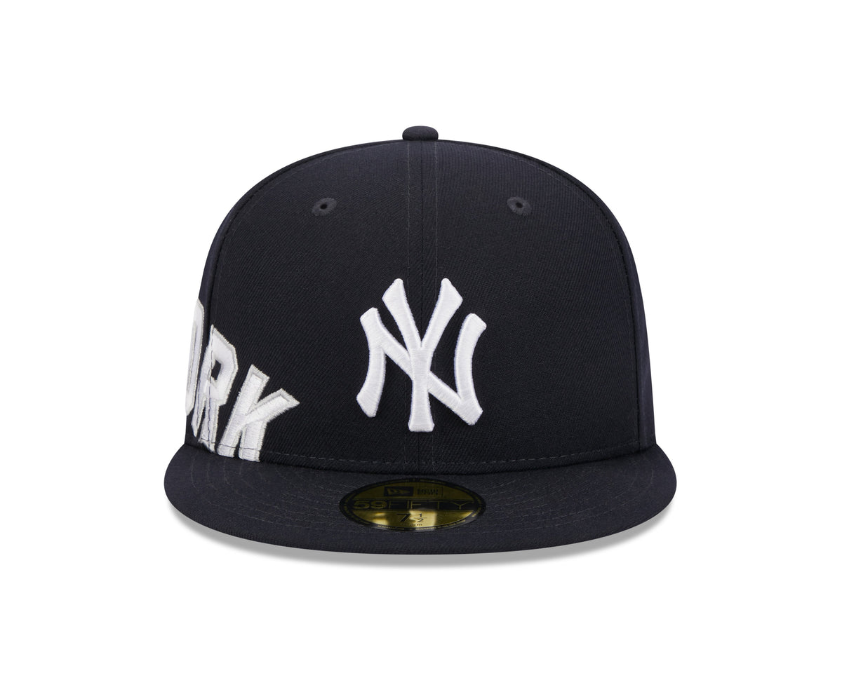 New York Yankees New Era Navy Arch 59FIFTY Fitted Hat Official Team Hat Sports Fan Cap Official MLB Team Hat Baseball Fan Cap