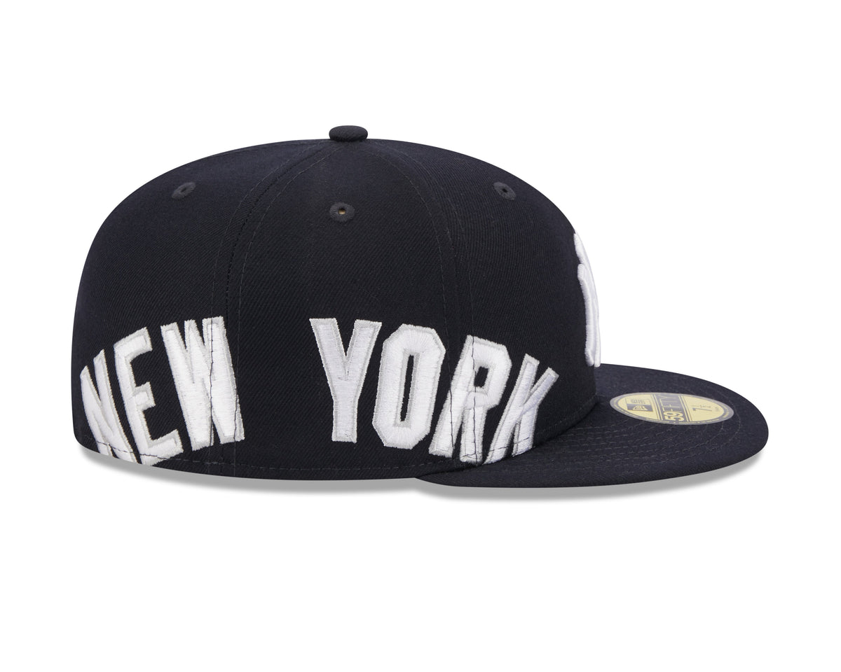 New York Yankees New Era Navy Arch 59FIFTY Fitted Hat Official Team Hat Sports Fan Cap Official MLB Team Hat Baseball Fan Cap