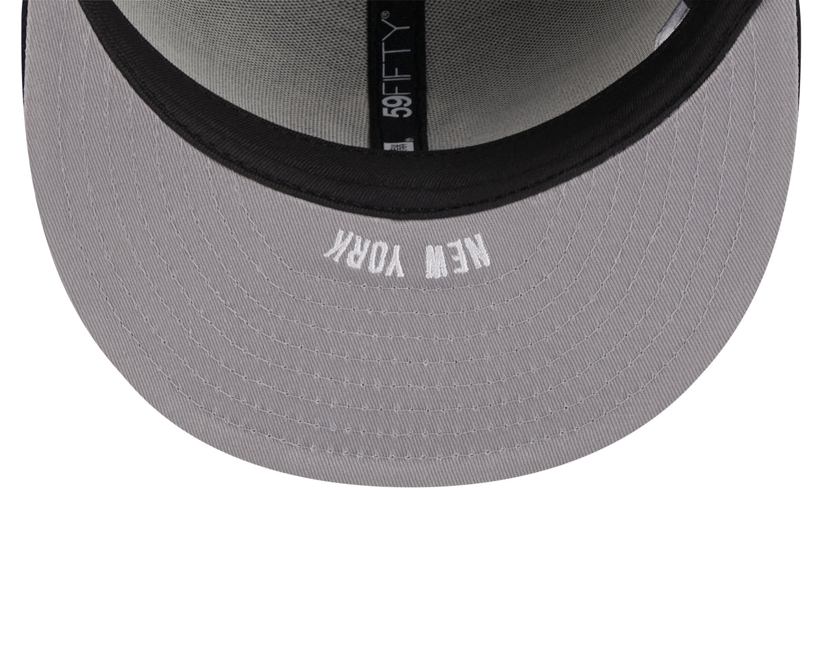 New York Yankees New Era Navy Arch 59FIFTY Fitted Hat Official Team Hat Sports Fan Cap Official MLB Team Hat Baseball Fan Cap