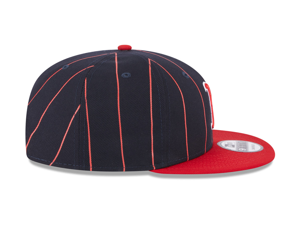 Boston Red Sox Navy Red Vintage New Era 9FIFTY Snapback Hat Official Team Hat Sports Fan Cap Official MLB Team Hat Baseball Fan Cap