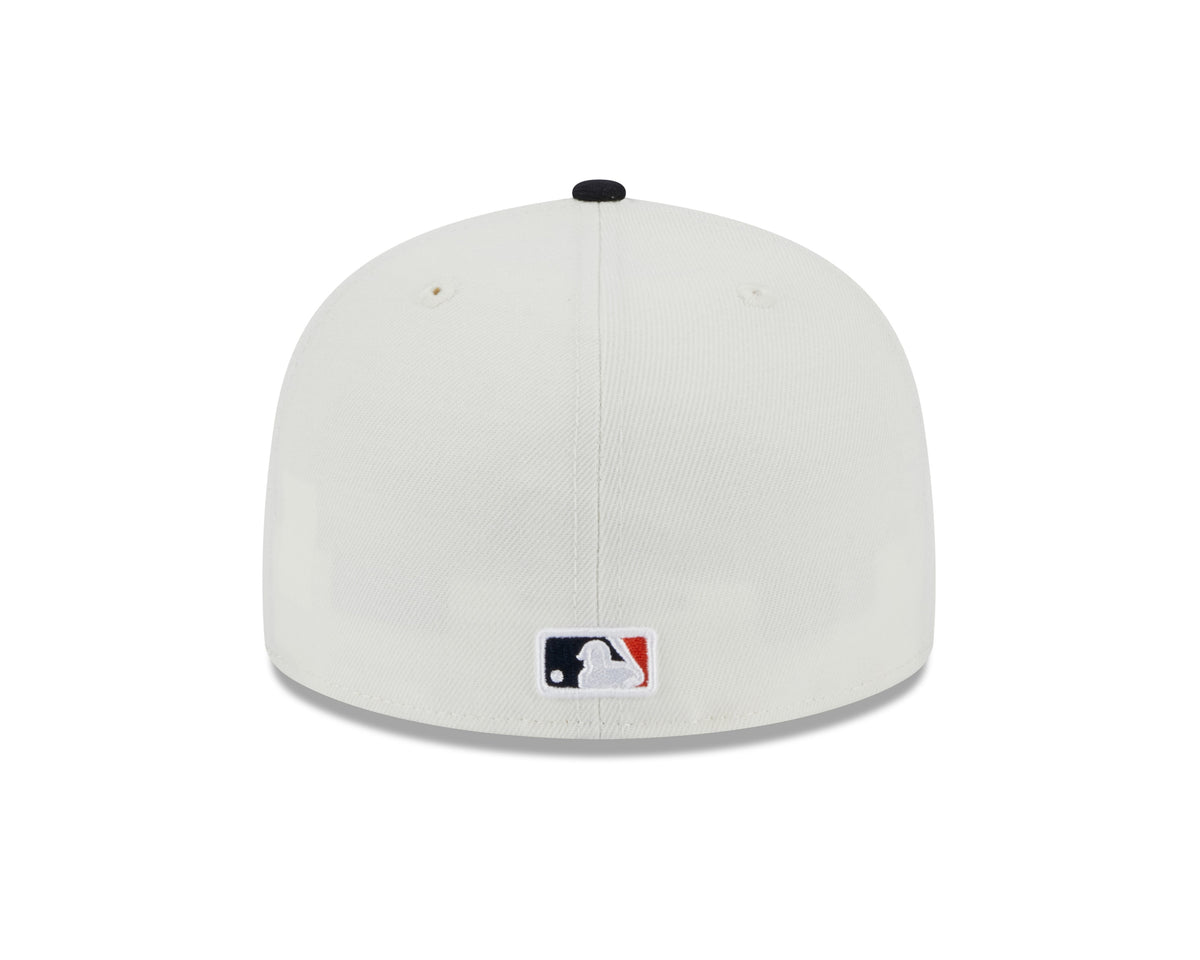 Detroit Tigers 1984 World Series Cream Navy New Era Retro 59FIFTY Fitted Hat Official Team Hat Sports Fan Cap Official MLB Team Hat Baseball Fan Cap