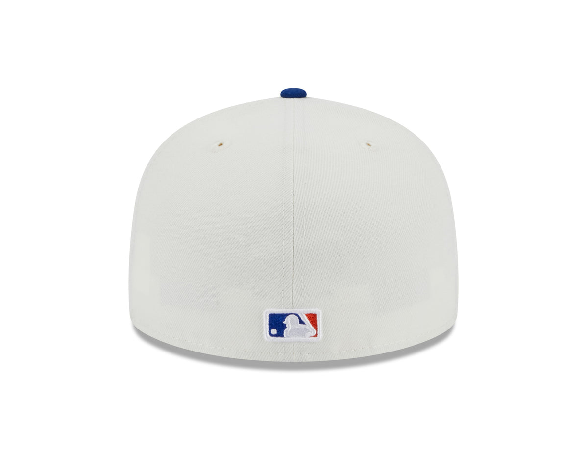 New York Mets 1982 World Series Cream Royal New Era Retro 59FIFTY Fitted Hat Official Team Hat Sports Fan Cap Official MLB Team Hat Baseball Fan Cap