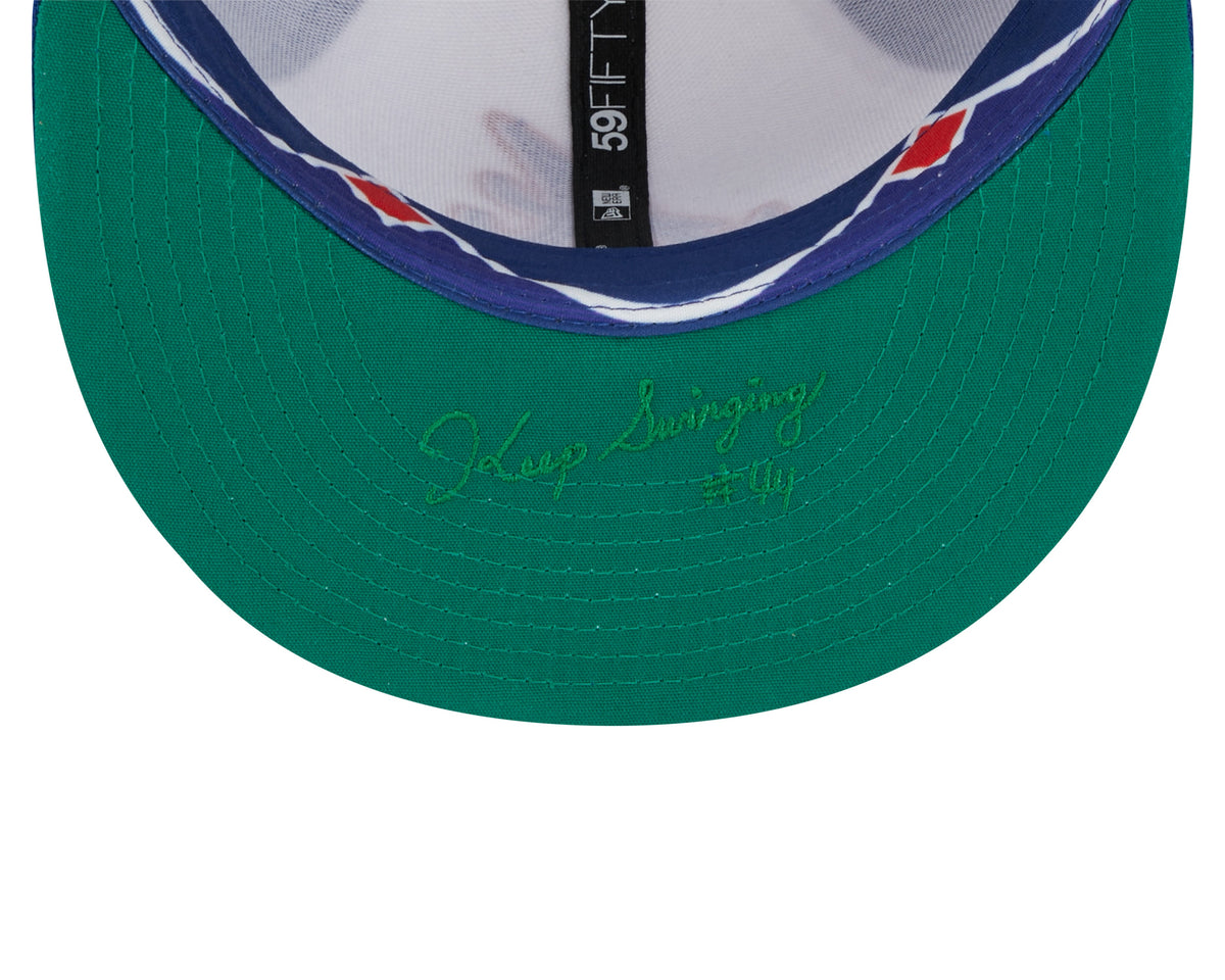Atlanta Braves City Connect Royal White New Era 59FIFTY Fitted Hat Official Team Hat Sports Fan Cap Official MLB Team Hat Baseball Fan Cap