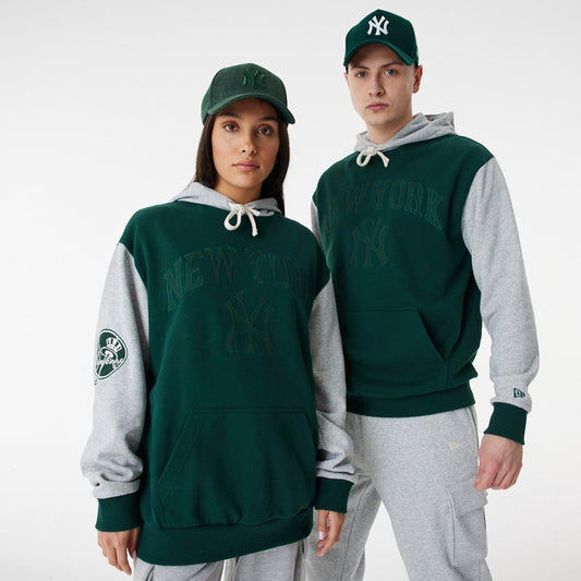 New Era - MLB Patch OS Hoody - New York Yankees Official Sports Fan Gear Popular MLB Style Fan Collection