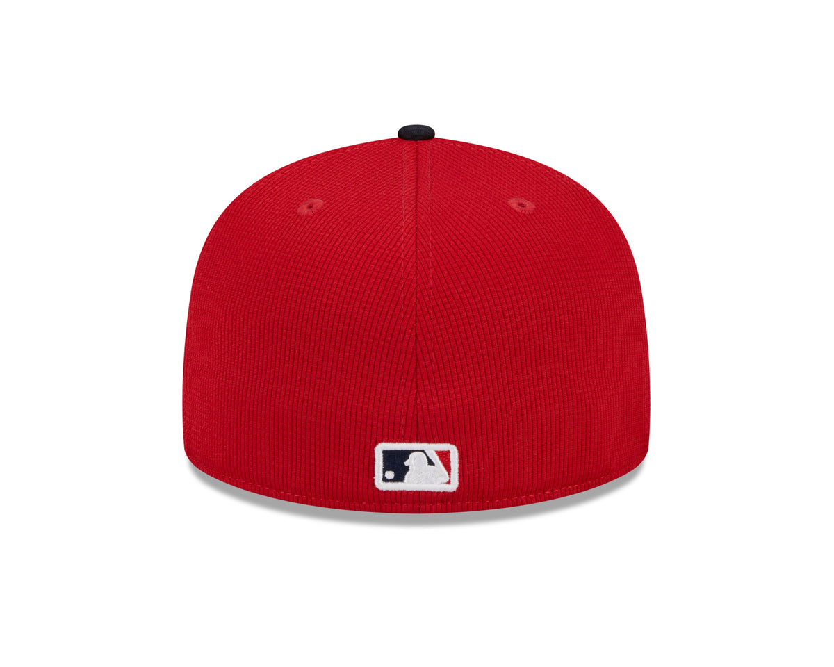 Boston Red Sox New Era Red Navy 2025 Spring Training 59FIFTY Fitted Hat Official Team Hat Sports Fan Cap Official MLB Team Hat Baseball Fan Cap
