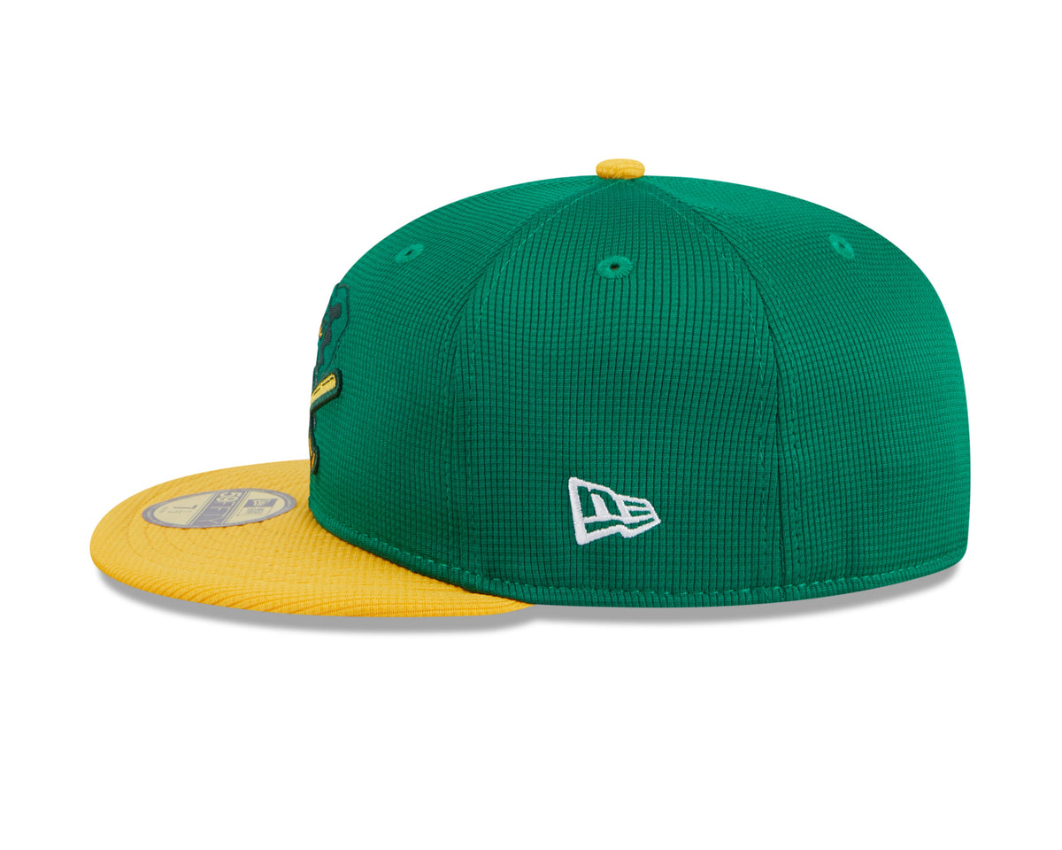 Men s Oakland Athletics New Era Green 2024 Batting Practice 59FIFTY Fitted Hat Official Team Hat Sports Fan Cap Official MLB Team Hat Baseball Fan Cap