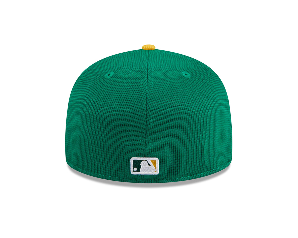 Men s Oakland Athletics New Era Green 2024 Batting Practice 59FIFTY Fitted Hat Official Team Hat Sports Fan Cap Official MLB Team Hat Baseball Fan Cap