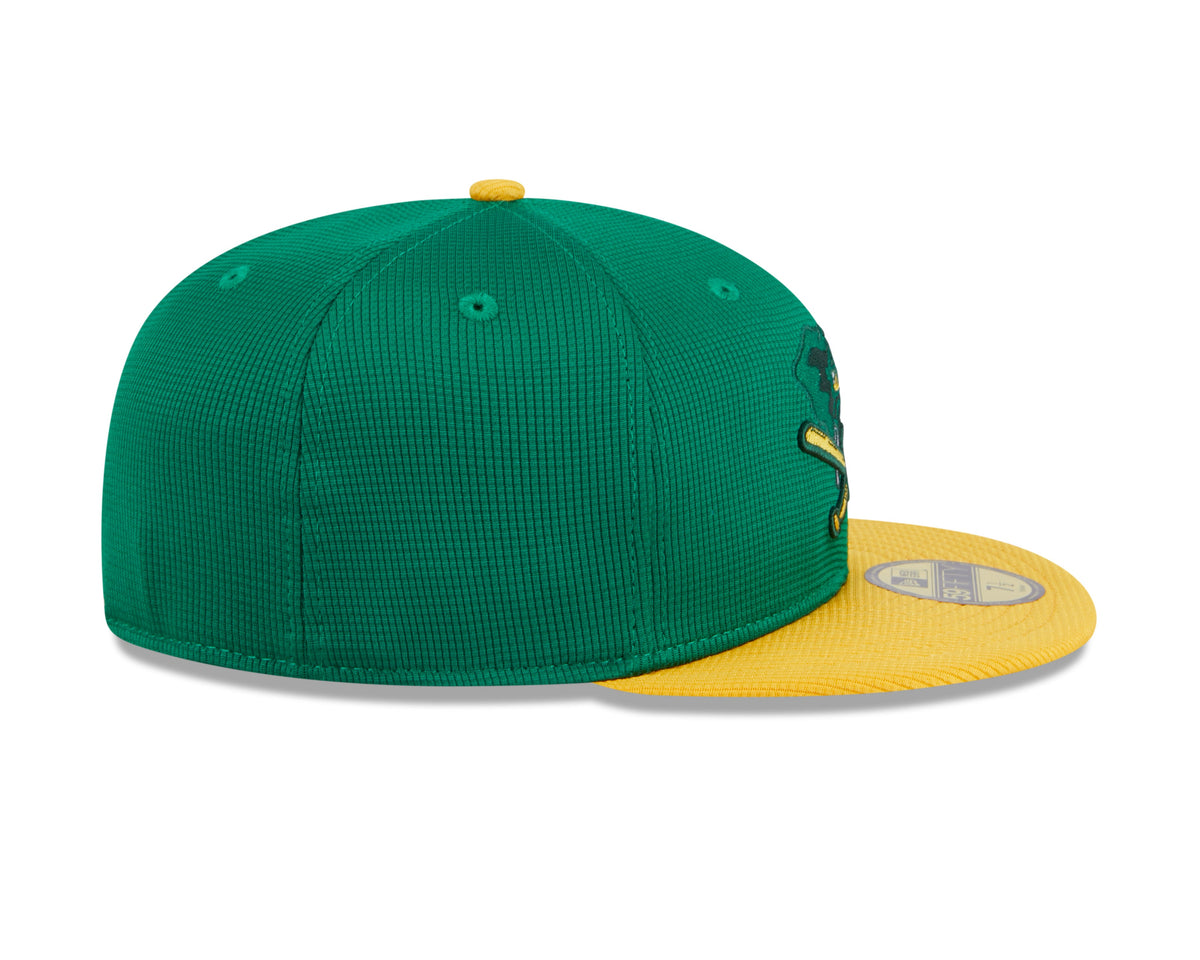 Men s Oakland Athletics New Era Green 2024 Batting Practice 59FIFTY Fitted Hat Official Team Hat Sports Fan Cap Official MLB Team Hat Baseball Fan Cap