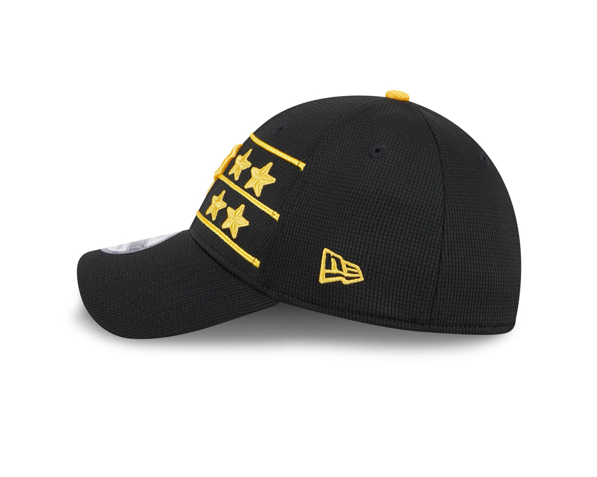Men s Pittsburgh Pirates New Era 2024 Batting Practice Black 39THIRTY Flex-Fit Hat Official Team Hat Sports Fan Cap Official MLB Team Hat Baseball Fan