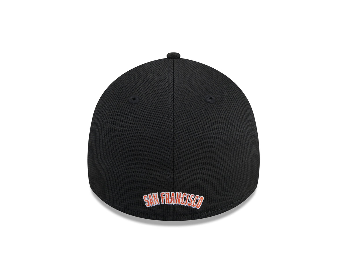 Men s San Francisco Giants New Era 2024 Batting Practice Black 39THIRTY Flex-Fit Hat Official Team Hat Sports Fan Cap Official MLB Team Hat Baseball F