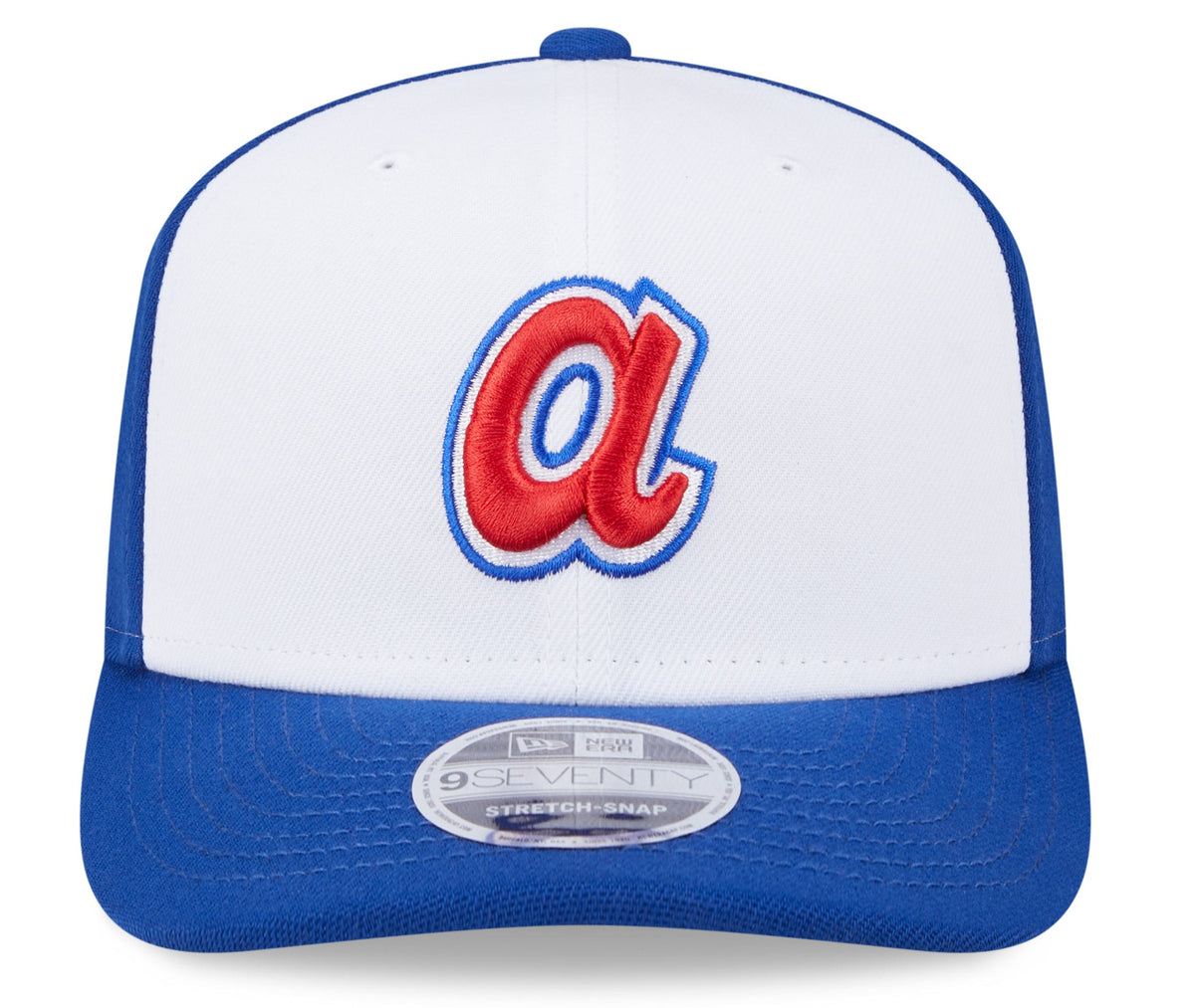 Atlanta Braves Cooperstown New Era 9SEVENTY Royal Adjustable Hat Official Team Hat Sports Fan Cap Official MLB Team Hat Baseball Fan Cap